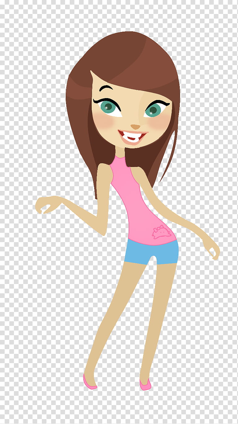 Nena Pink girl transparent background PNG clipart