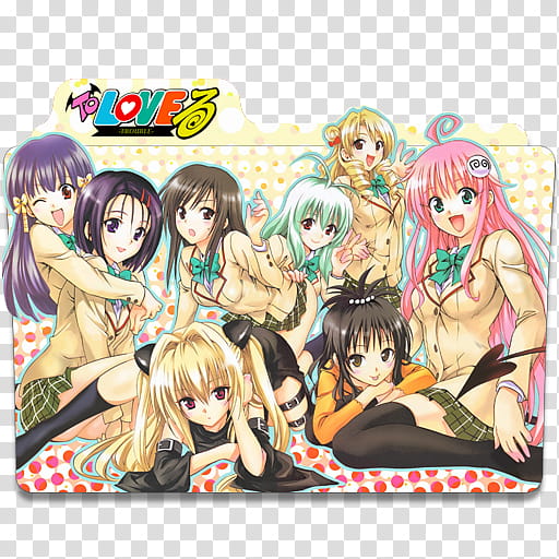 Anime Icon Pack , To Love Ru Trouble  transparent background PNG clipart