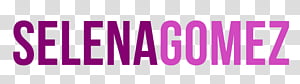 Texto de Selena Gomez transparent background PNG clipart thumbnail