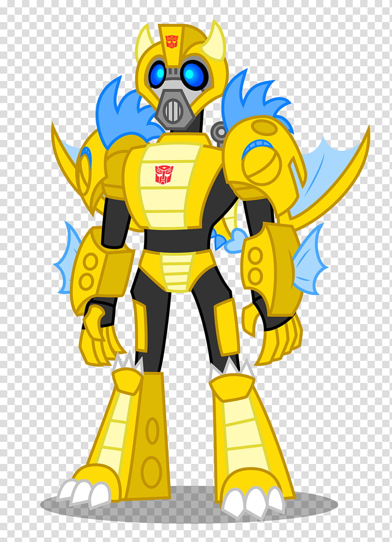 yellow transformer autobot