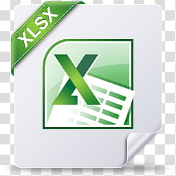 File Type Icons, xlsx win   transparent background PNG clipart