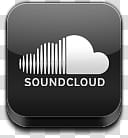 D Dark Icon , SoundCloud transparent background PNG clipart
