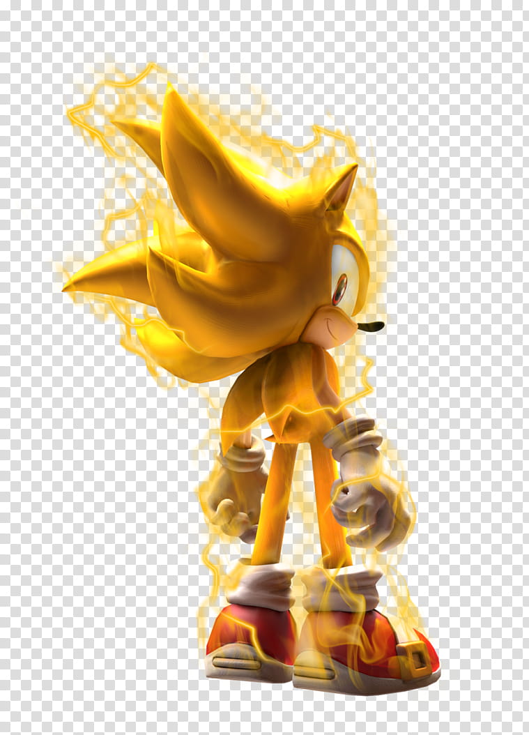 Super Sonic (Testing New Aura), yellow hedgehog graphic transparent background PNG clipart