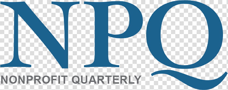 Nonprofit Quarterly Blue, Logo, Organization, Magazine, Text, Line, Area, Number transparent background PNG clipart