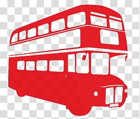 LONDON s, red double decker bus illustration transparent background PNG clipart