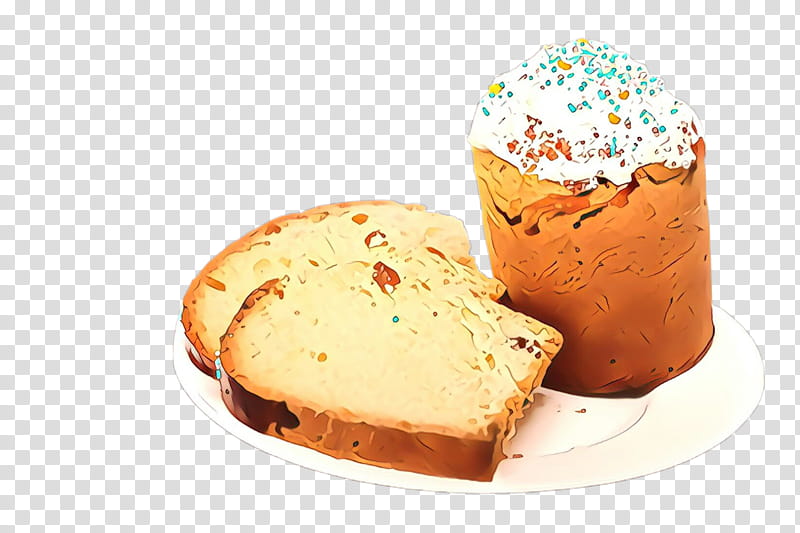 food cuisine dish kulich ingredient, Baked Goods, Dessert, Bread, Paska, Panettone transparent background PNG clipart