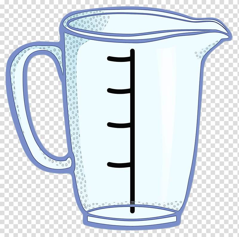 measuring cup drinkware cup tableware rain gauge, Watercolor, Paint, Wet Ink, Pitcher transparent background PNG clipart