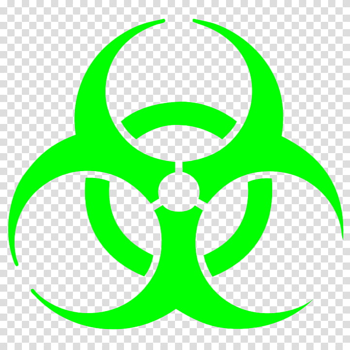 Green Circle, Biological Hazard, Hazard Symbol, Dangerous Goods, Sticker, Sign, Logo transparent background PNG clipart