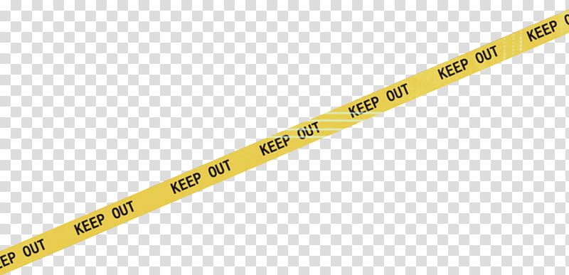 Crime Scene Tape, yellow Keep out tape transparent background PNG clipart