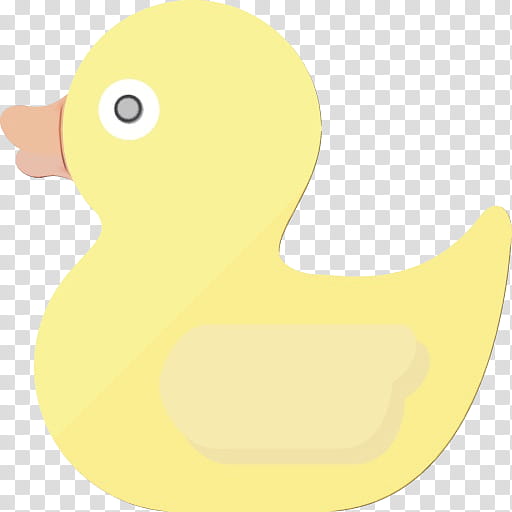 duck rubber ducky yellow bird ducks, geese and swans, Watercolor, Paint, Wet Ink, Ducks Geese And Swans, Water Bird, Bath Toy, Beak transparent background PNG clipart