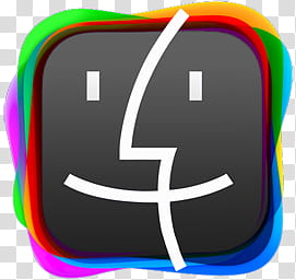 Mac OS X Mavericks icons, FinderIII, MacOS logo transparent background PNG clipart