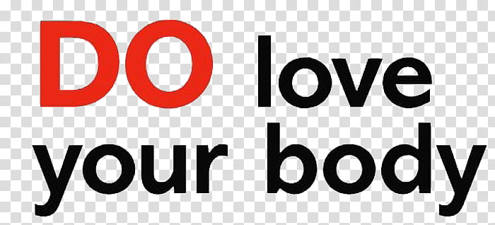 , do love your body text transparent background PNG clipart