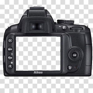 BLACK RESOURCESFORBITCHES, black Nikon DSLR camera transparent