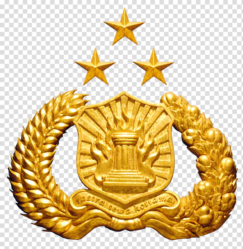 gold rastra sewakottama emblem indonesian national police logo organization kepolisian sektor transparent background png clipart hiclipart gold rastra sewakottama emblem