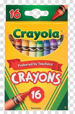  piece Crayola non toxic transparent background PNG clipart
