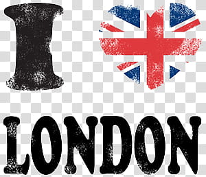 , I Heart London art transparent background PNG clipart