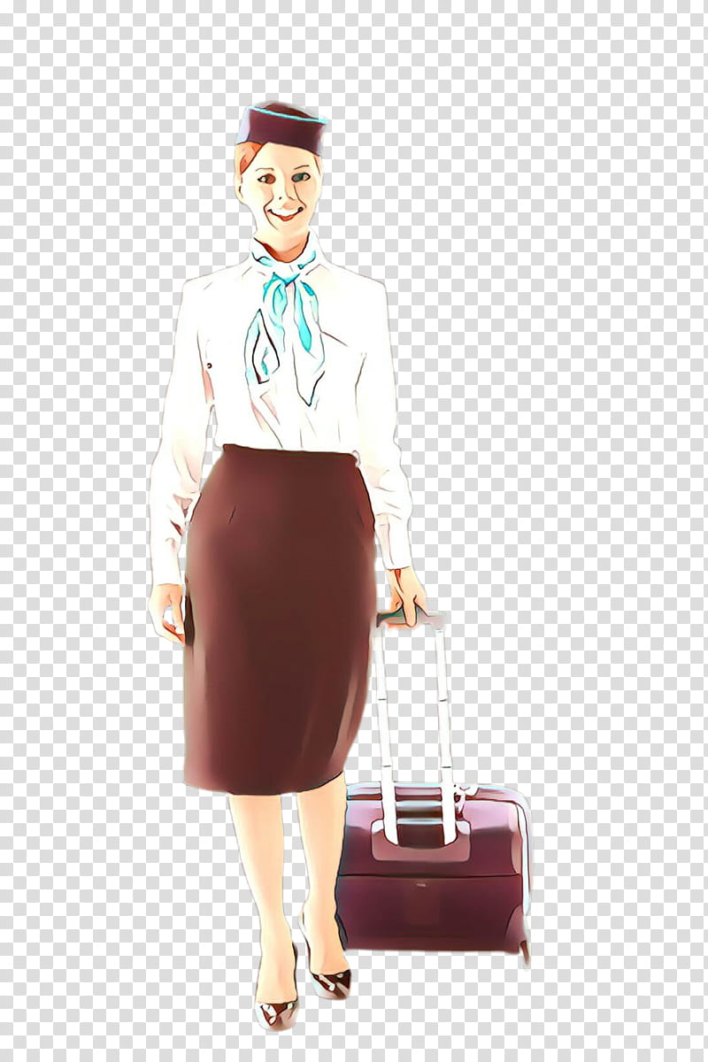 clothing pencil skirt fashion uniform flight attendant transparent background PNG clipart