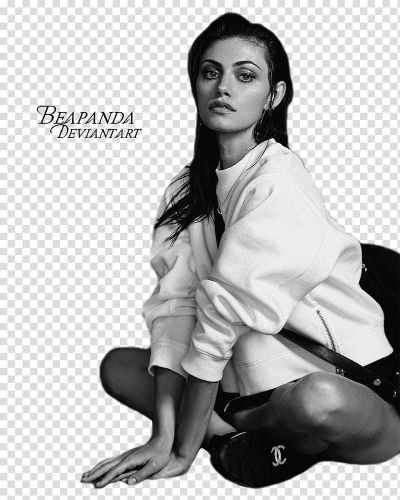 Phoebe Tonkin, women's long-sleeved shirt with text overlay transparent background PNG clipart