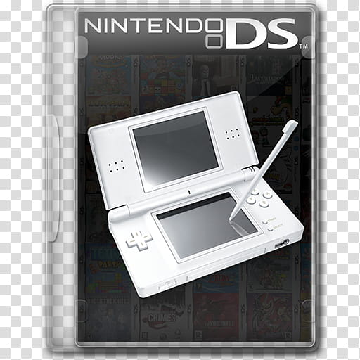 Console Series, white Nintendo DS transparent background PNG clipart