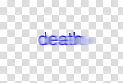 Aesthetic, death text transparent background PNG clipart