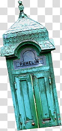 SETS, green Pumelin wooden door illustration transparent background PNG clipart