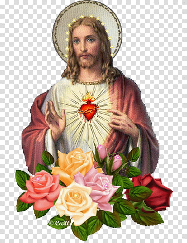 Floral Flower, Jesus, Tenor, God, Animation, Religion, Blessing, Mary transparent background PNG clipart