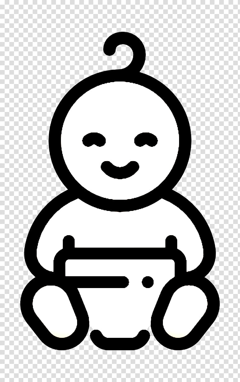 Baby boy icon Child icon Maternity icon, Facial Expression, Line Art, Nose, Smile, Cartoon, Coloring Book, Happy transparent background PNG clipart