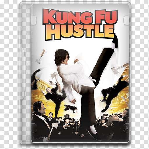 Movie Icon , Kung Fu Hustle, Kung Fu Hustle DVD case transparent background PNG clipart