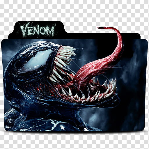 Venom Folder Icon, Venom transparent background PNG clipart