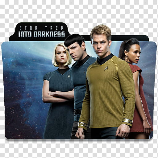 Star Trek Kelvin Timeline Movie Folder Icons, star trek into darkness v, Star Trek Into Darkness file folder icon transparent background PNG clipart