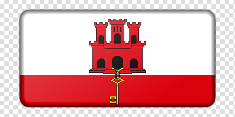 Red Flag Icon, Gibraltar, Flag Of Gibraltar, Gibraltar National Football Team, National Flag, Symbol, Icon Design, Flags Of The World transparent background PNG clipart
