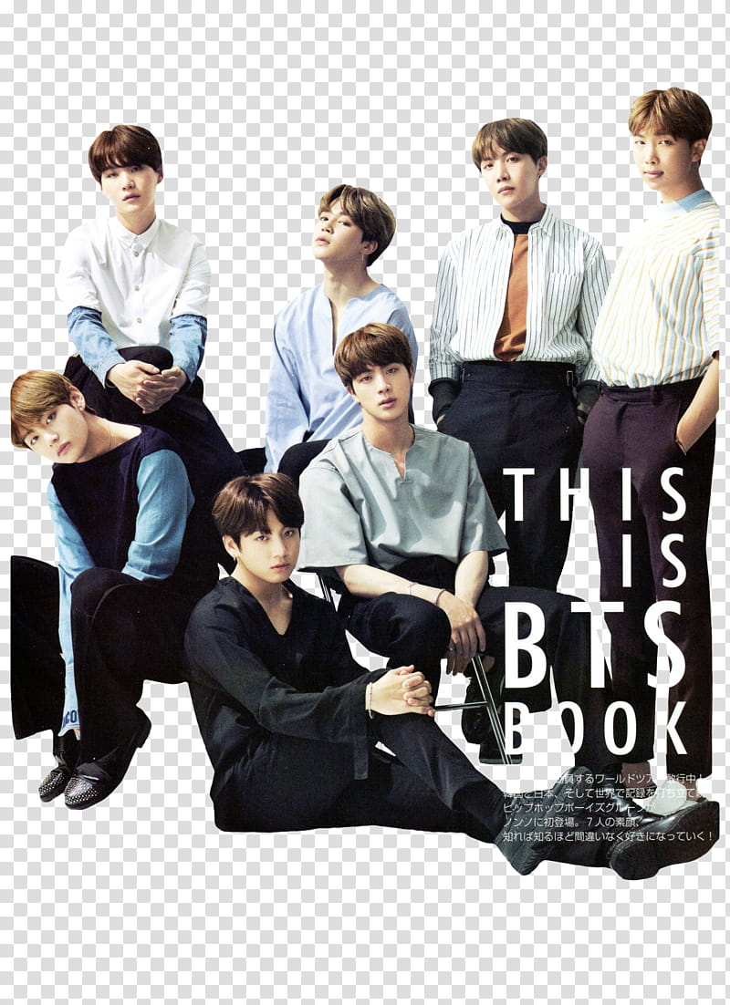 BTS, BTS band book cover transparent background PNG clipart