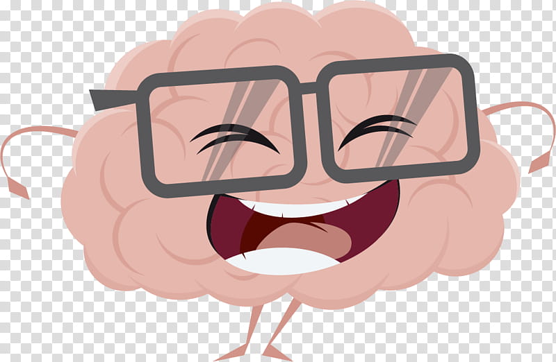 Brain, Human Brain, Humour, Brain Training, Smile, Cartoon, Face, Nose transparent background PNG clipart