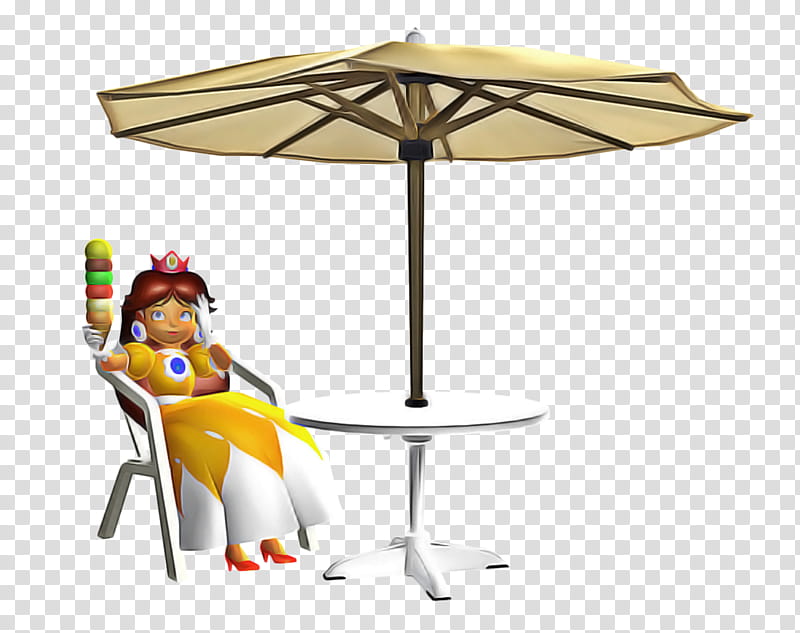 Umbrella, Yellow, Table, Outdoor Table, Furniture, Shade transparent background PNG clipart