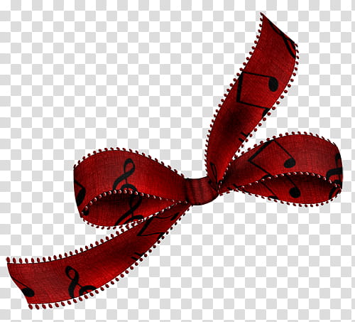 red and black ribbon transparent background PNG clipart