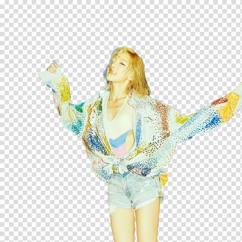 Taeyeon Why Teaser, woman in multicolored top transparent background PNG clipart