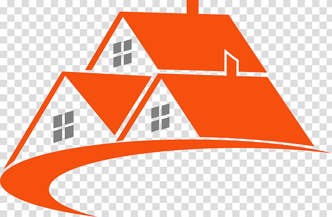 Real Estate, House, Estate Agent, Home, Property Developer, Roof, Renting, Orange transparent background PNG clipart