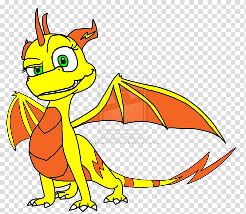 Dragon Drawing, Line Art, Beak, Cartoon, Character, Yellow, Tail, Wildlife transparent background PNG clipart