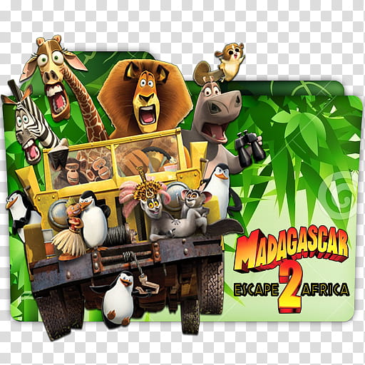 Madagascar Folder Icon , Madagascar II, Escape To Africa transparent background PNG clipart