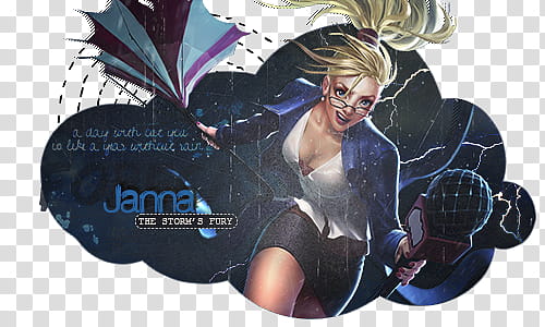 League of legends Janna transparent background PNG clipart