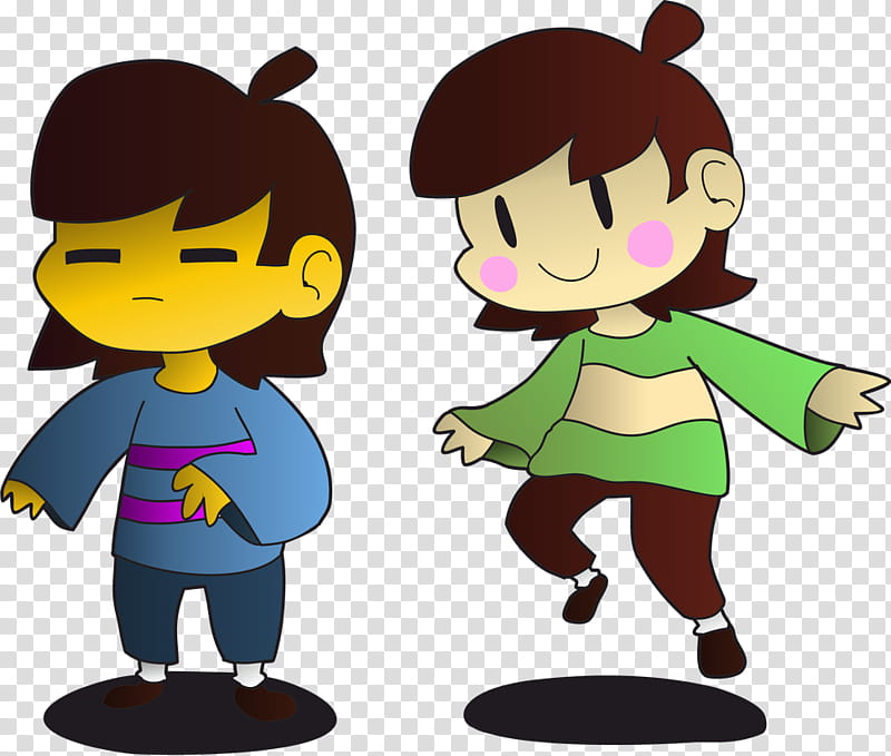 Frisk And Chara Transparent Background Png Clipart Hiclipart - olderfrisk roblox