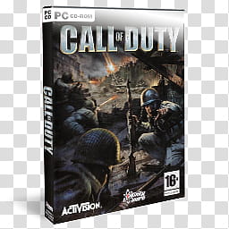 DVD Game Icons v, Call Of Duty, Call of Duty PC case transparent background PNG clipart