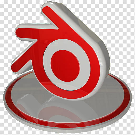 white and red icons set , blender red, Blender logo transparent background PNG clipart