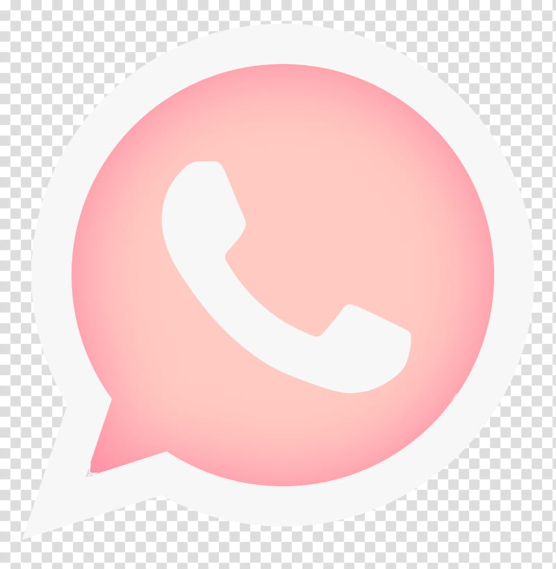 Logos Whatsapp, pink telephone illustration transparent background PNG clipart