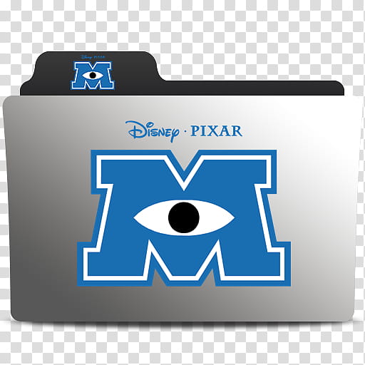 Pixar Folder Icon , monsterslogo transparent background PNG clipart