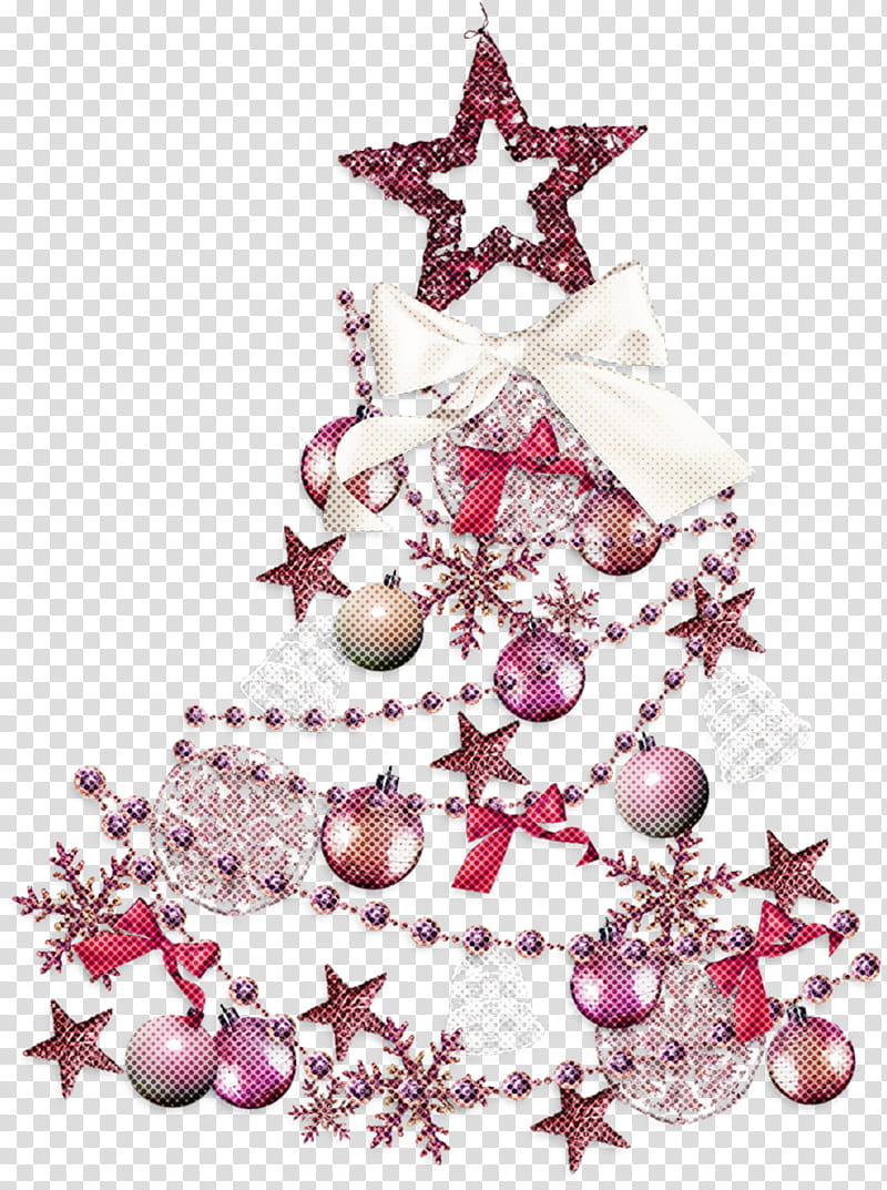 Christmas ornaments Christmas decoration Christmas, Christmas , Pink, Christmas Tree, Holiday Ornament, Interior Design transparent background PNG clipart