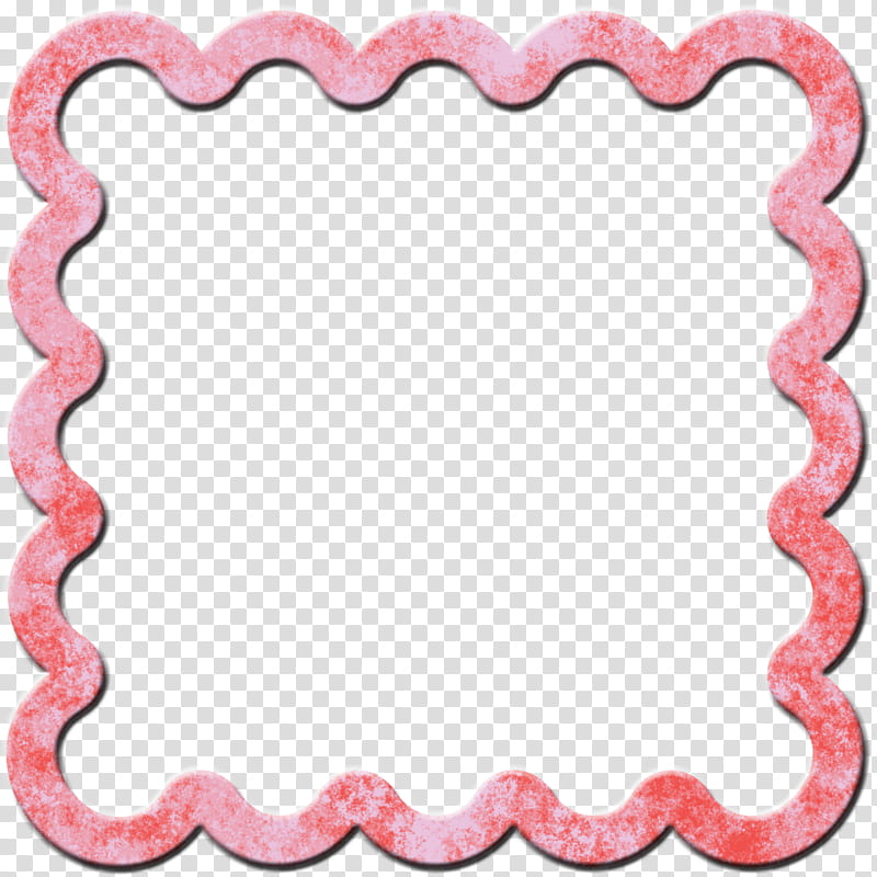 Good Vibes PSbt JanClark, square scalloped edge pink frame illustration transparent background PNG clipart