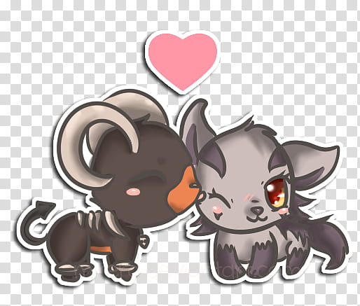 Houndoom and Mightyena :kiriprize: transparent background PNG clipart