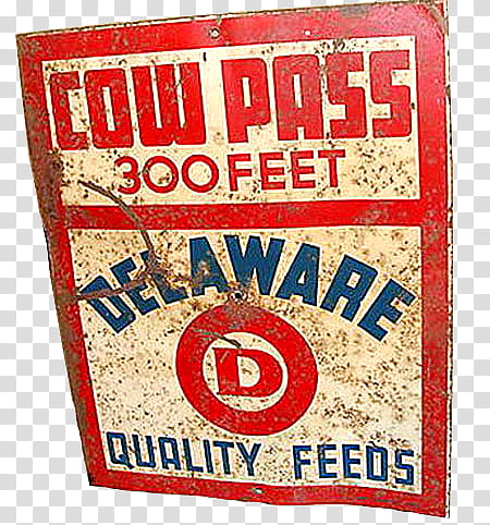 Old Ads s, cow pass  feet signage transparent background PNG clipart