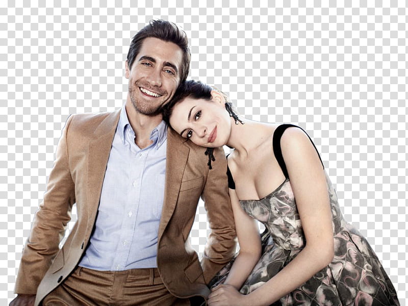 ANNE HATHAWAY Y JAKE GYLLENHAAL,  transparent background PNG clipart